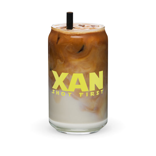 Xandingo - 'Xan Shot First' Can-shaped Glass