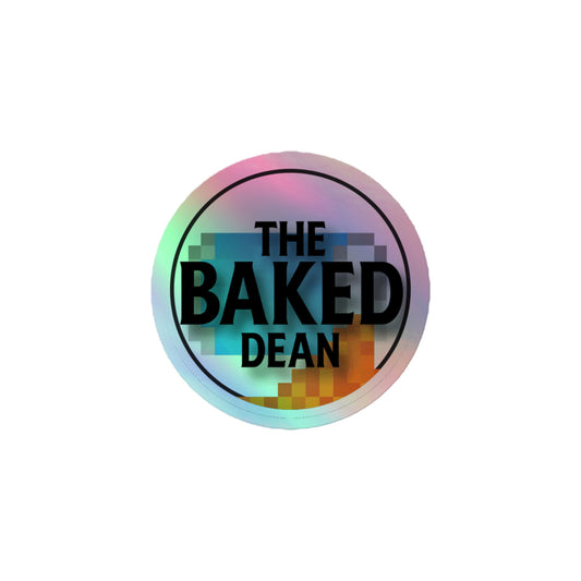 TheBakedDean - Logo Holographic Sticker