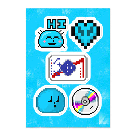 Flufftapes - "Pixel" Sticker Sheet