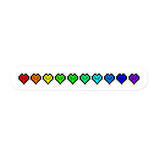 mrshotcheese - Pride hearts Sticker