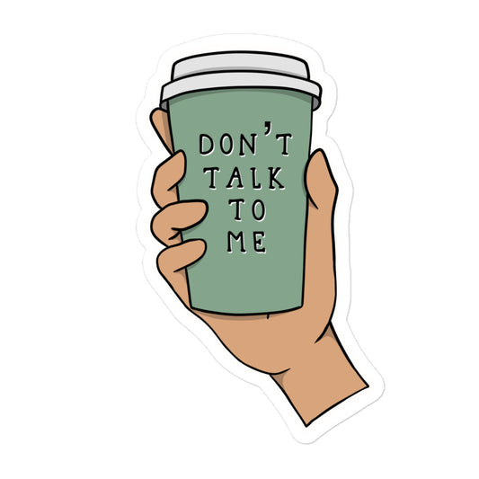 mrshotcheese - Don't talk to me Sticker