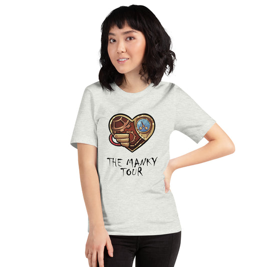 Manky Hamster - Manky Tour Shirt (Black Text)